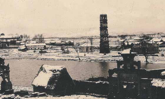 1933年冬天的大安寺塔